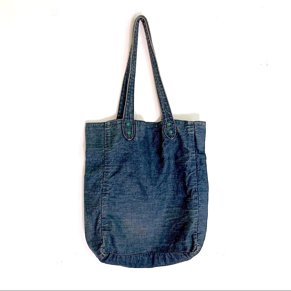 Rag & Bone Denim Tote Shopper Bag with Pocket